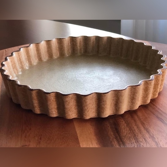 Treasure Craft Stoneware of California 878 Quite Nice Quiche Pie Plate - Vintage - Picture 1 of 4